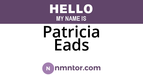 Patricia Eads