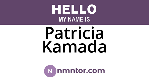Patricia Kamada
