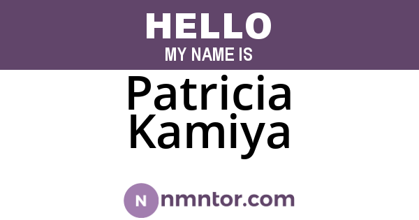 Patricia Kamiya