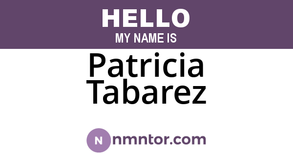 Patricia Tabarez