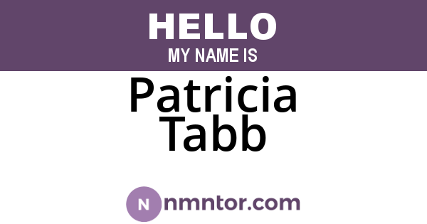 Patricia Tabb