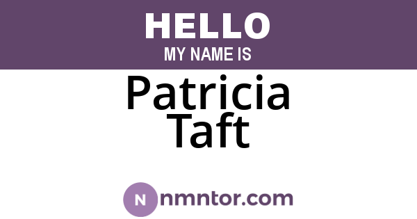 Patricia Taft