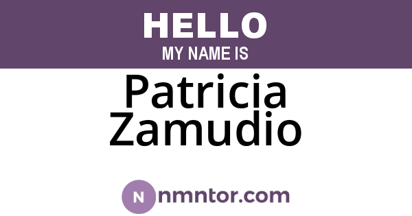 Patricia Zamudio