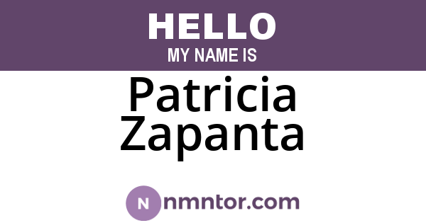 Patricia Zapanta