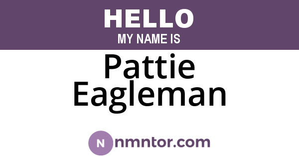Pattie Eagleman