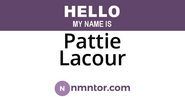 Pattie Lacour