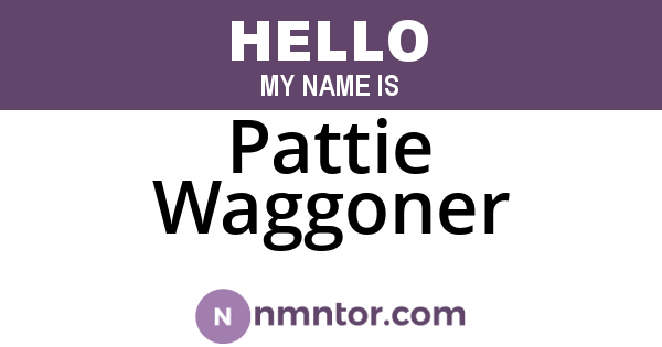 Pattie Waggoner