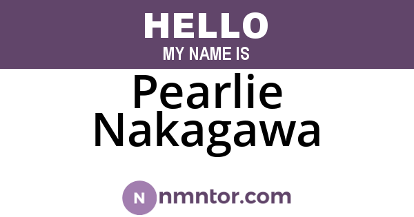 Pearlie Nakagawa