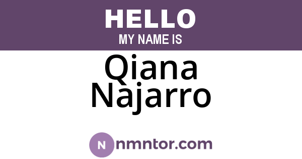Qiana Najarro