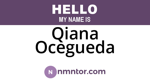 Qiana Ocegueda