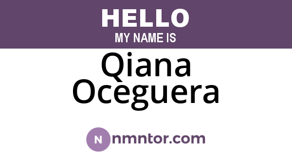 Qiana Oceguera