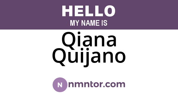 Qiana Quijano