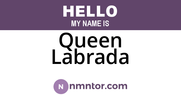 Queen Labrada
