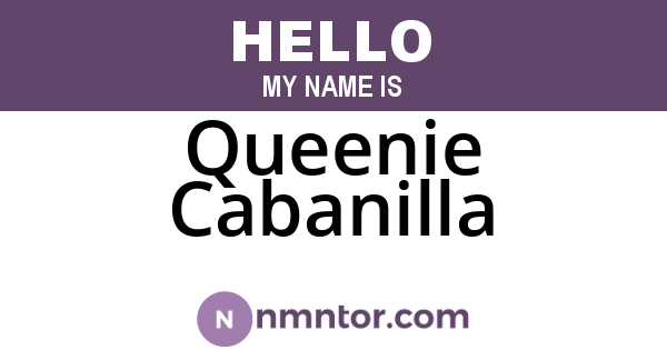 Queenie Cabanilla