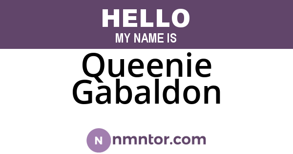 Queenie Gabaldon