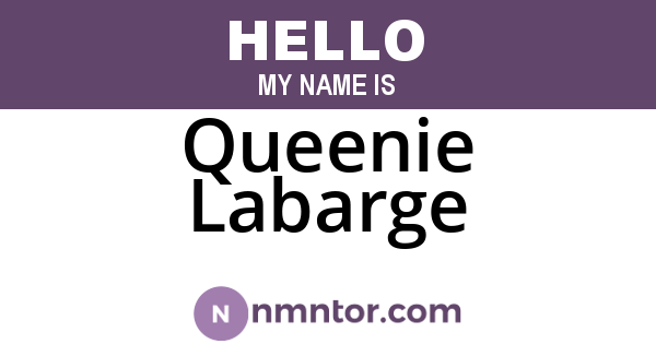 Queenie Labarge