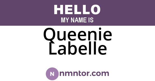 Queenie Labelle