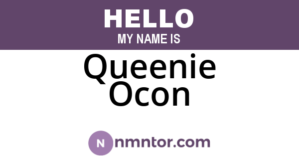 Queenie Ocon