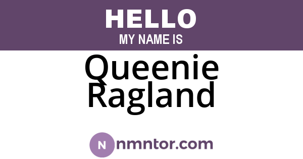 Queenie Ragland