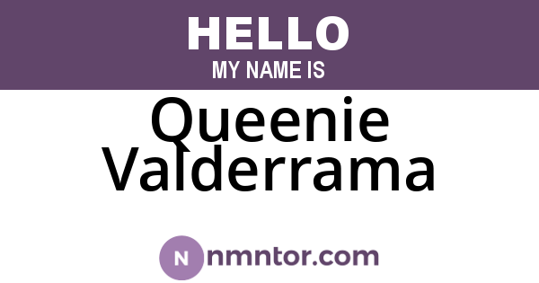 Queenie Valderrama