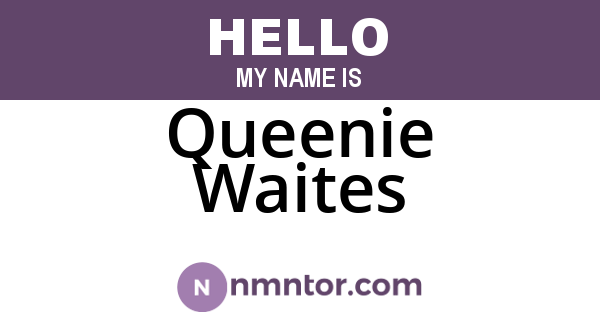 Queenie Waites