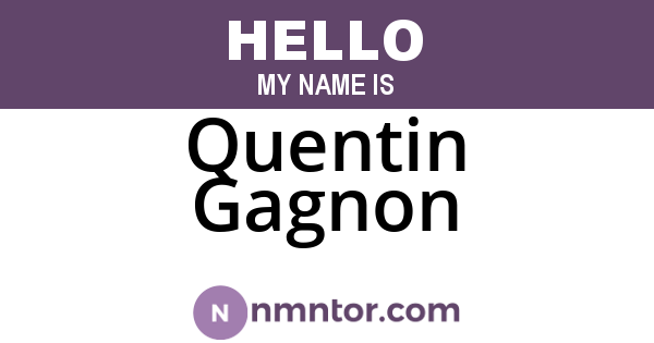 Quentin Gagnon