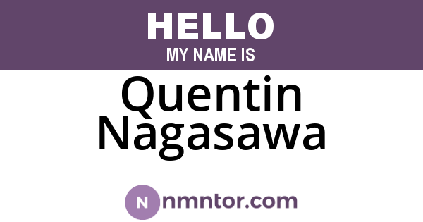 Quentin Nagasawa