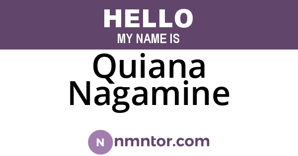 Quiana Nagamine