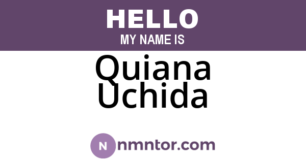 Quiana Uchida