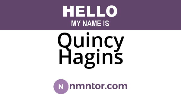 Quincy Hagins