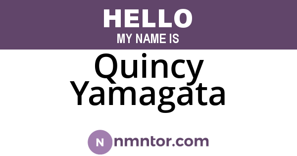 Quincy Yamagata