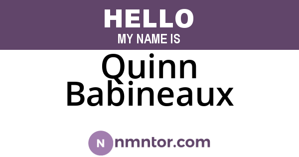 Quinn Babineaux