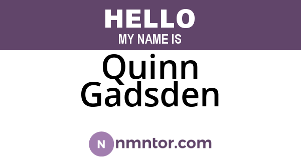 Quinn Gadsden