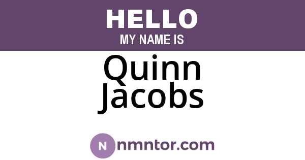 Quinn Jacobs