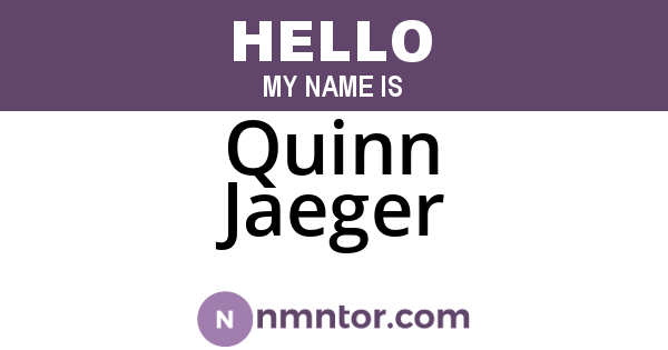 Quinn Jaeger