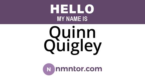 Quinn Quigley