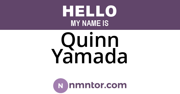 Quinn Yamada