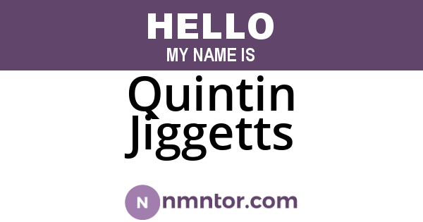 Quintin Jiggetts