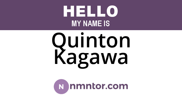 Quinton Kagawa