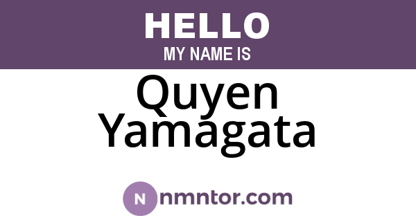 Quyen Yamagata