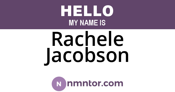 Rachele Jacobson