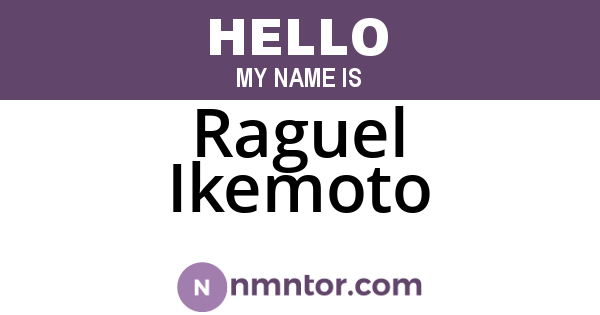 Raguel Ikemoto