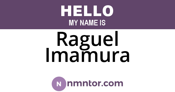 Raguel Imamura