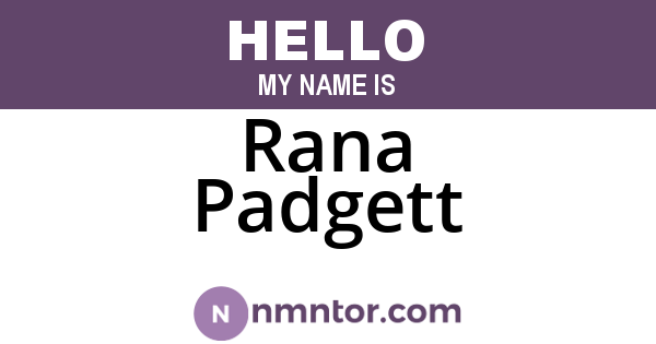 Rana Padgett