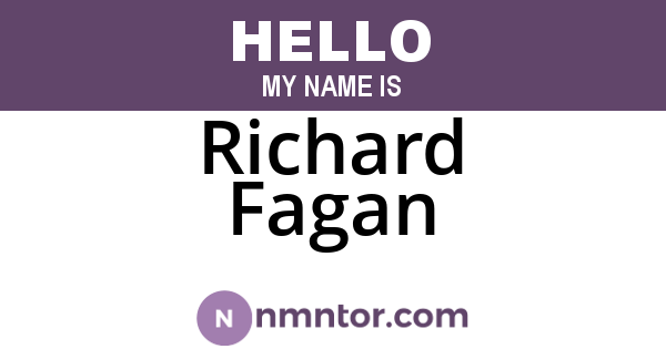 Richard Fagan