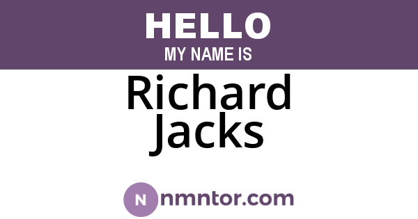 Richard Jacks