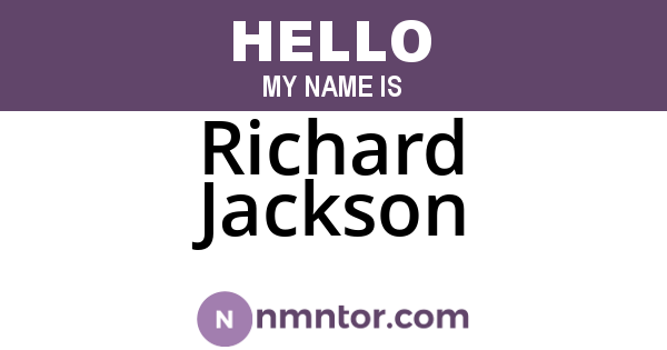 Richard Jackson