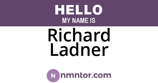 Richard Ladner