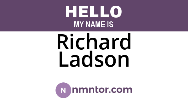 Richard Ladson