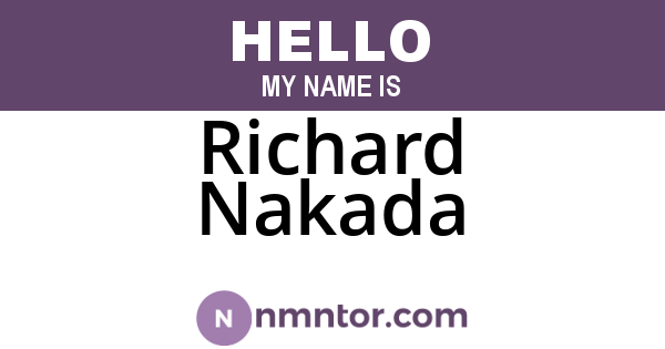 Richard Nakada